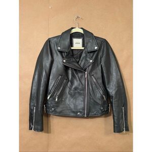 Pimke Faux Leather Biker Jacket *note